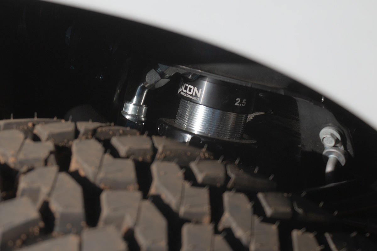 ICON 2019-2023 Ram 1500, 2-3" Lift, Front, V.S. 2.5 Series Coilover Kit, Remote Reservoir w/ CDCV 211015c