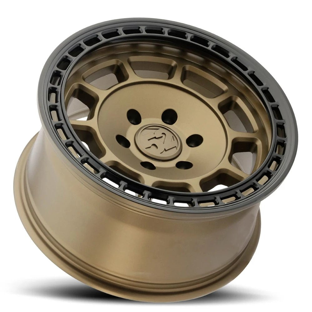 17x8.5 Fifteen52 Off-Road Traverse HD Block Bronze w/ Black Ring 6x135 0mm - Flex Offroad