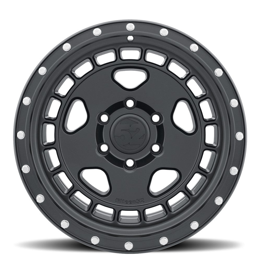 17x8.5 Fifteen52 Off-Road Turbomac HD Asphalt Black w/ Steel Hardware 5x5/127 0mm - Flex Offroad