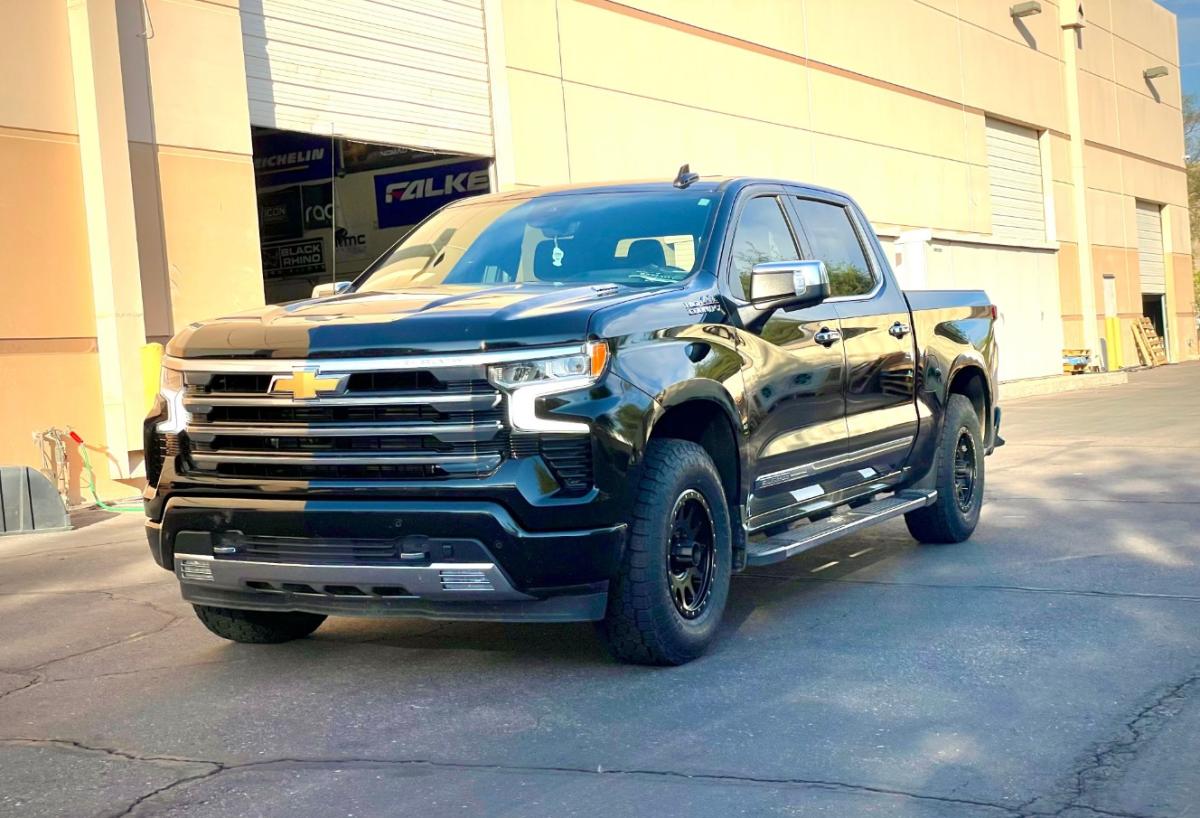 17 inch Method MR305's in Matte Black on a 2023 Chevrolet Silverado 1500 - Flex Offroad