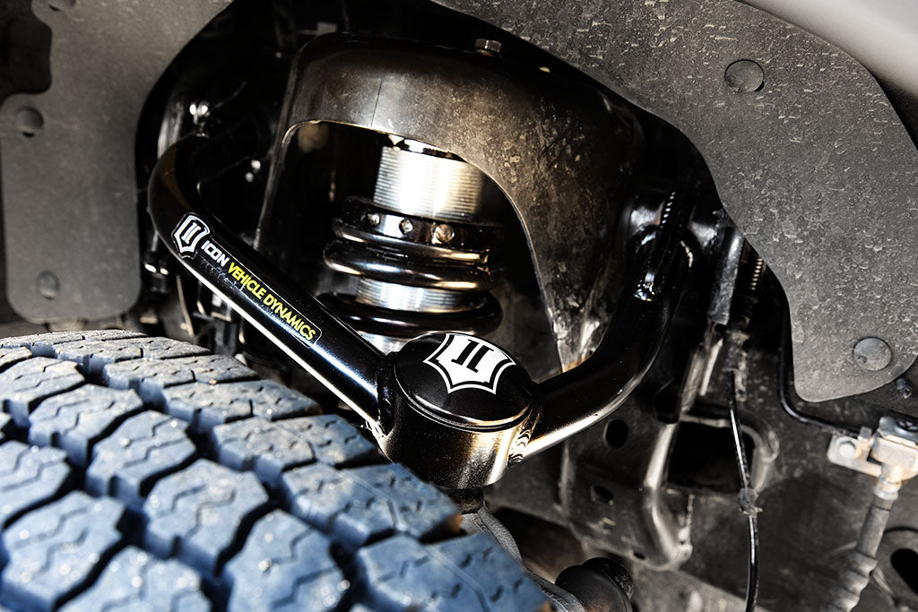 ICON 2021-2024 Ford F-150 4WD, 2.75-3.5" Lift, Stage 1 Suspension System, Tubular k93131t