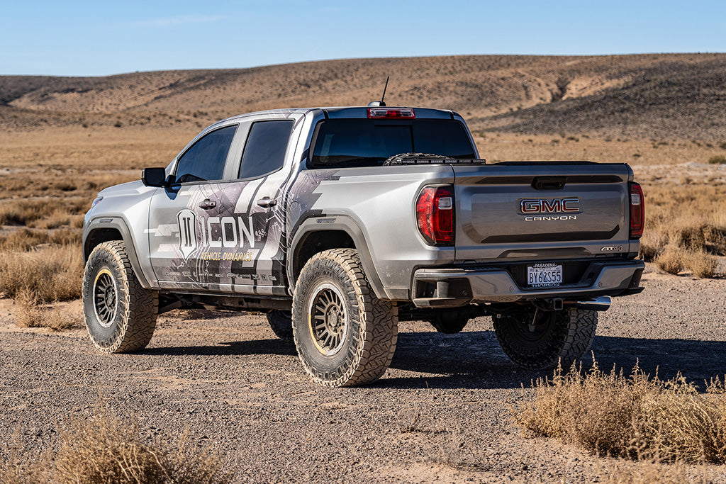 ICON 2023-2024 GMC Canyon/Chevrolet Colorado, 0-1" Lift, Rear 2.5 VS Piggyback Reservoir w/ CDCV Shocks, Pair 77751cp