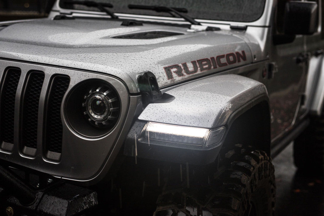 Morimoto XB LED Sidemarkers: Jeep Wrangler JL (18+) (Pair / Smoked) LF511 - Flex Offroad
