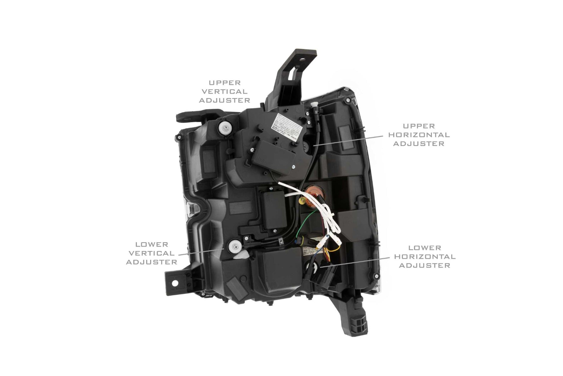 Morimoto XB LED Headlights: Chevrolet Silverado HD (15-19) (Pair / ASM) LF541 - Flex Offroad