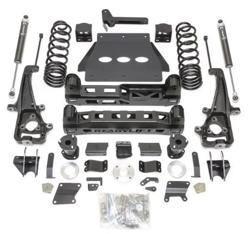 ReadyLIFT 6" LIFT KIT WITH FALCON SHOCKS AND FACTORY 22" WHEELS WITH BIG BORE KNUCKLE - RAM 1500 - 2019-2022 44-19610 - Flex Offroad