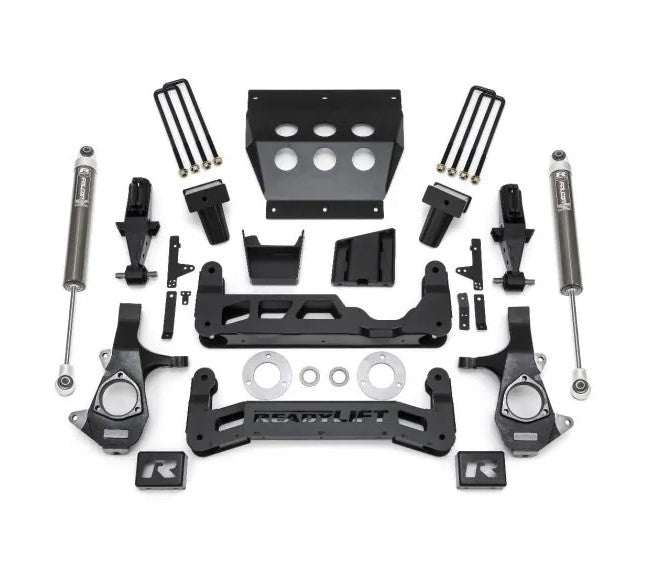ReadyLIFT 7" Lift Kit GM Silverado/Sierra 1500 2014-2016.5 w/Aluminum Suspension w/Falcon 1.1 Monotube Shocks 44-34700 - Flex Offroad