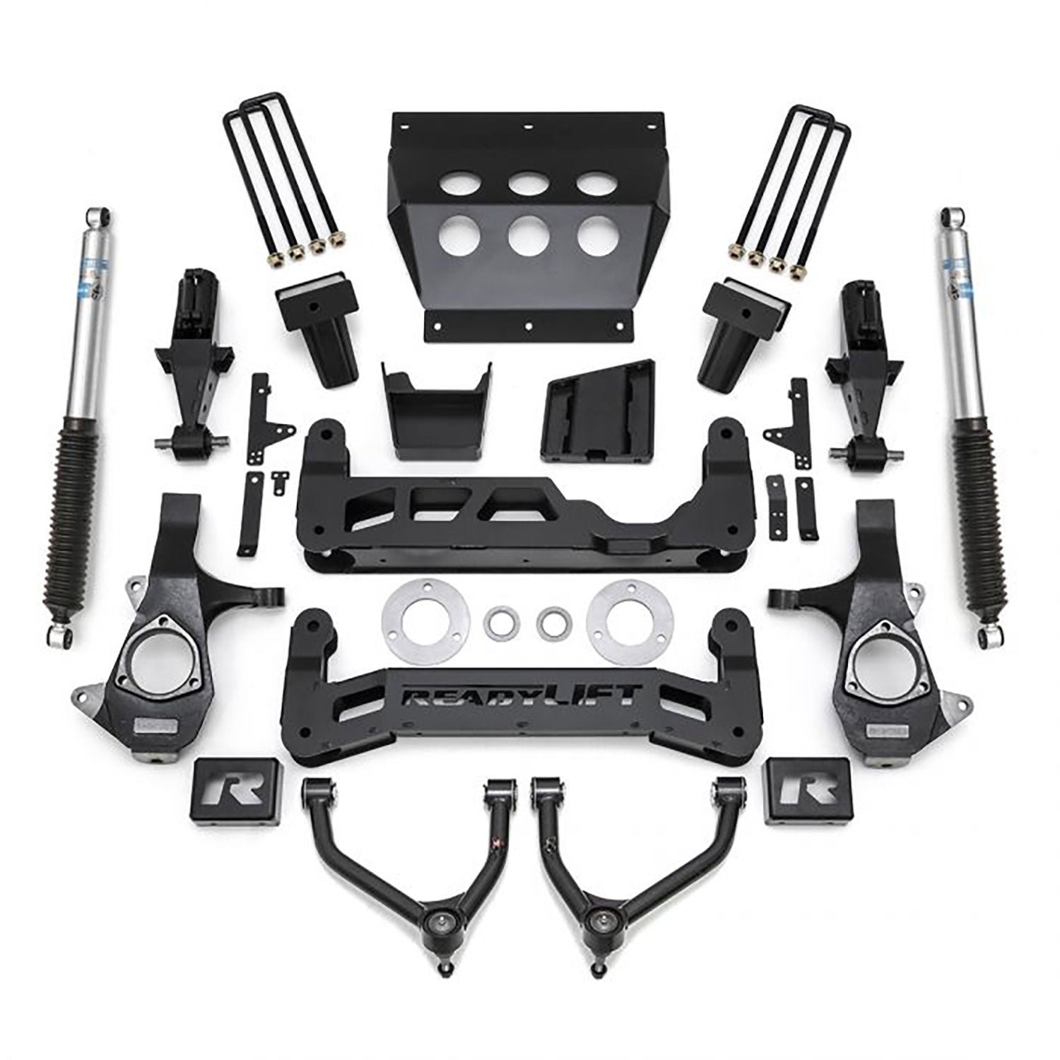 ReadyLIFT 7" Lift Kit w/ Bilstein Shocks 2014-2018 Chevrolet Silverado 1500/ GMC Sierra 1500 w/ Stamped Steel Suspension 44-3472 - Flex Offroad