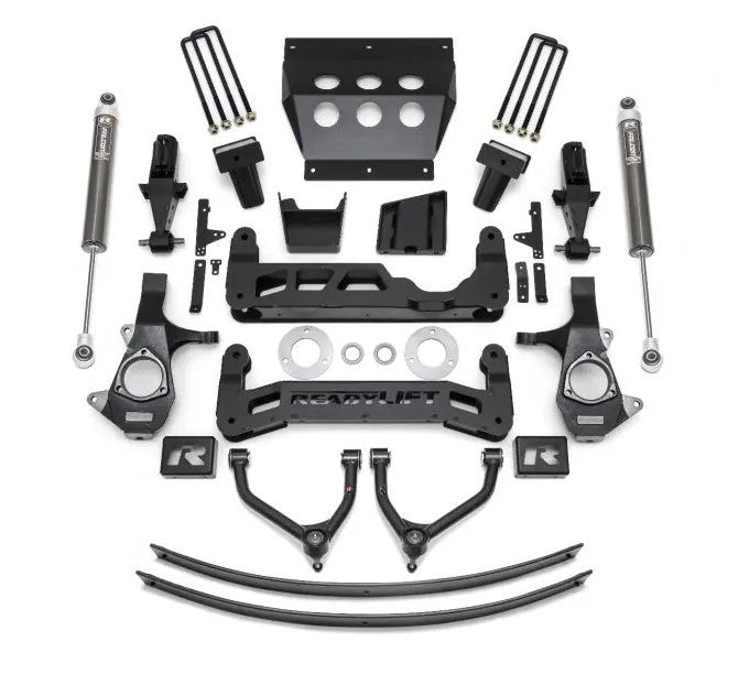 ReadyLIFT 9" Lift Kit GM Silverado/Sierra 1500 2014-2018 w/ Alum Or Stamped Steel Suspension w/Falcon 1.1 Monotube Shocks 44-34900 - Flex Offroad