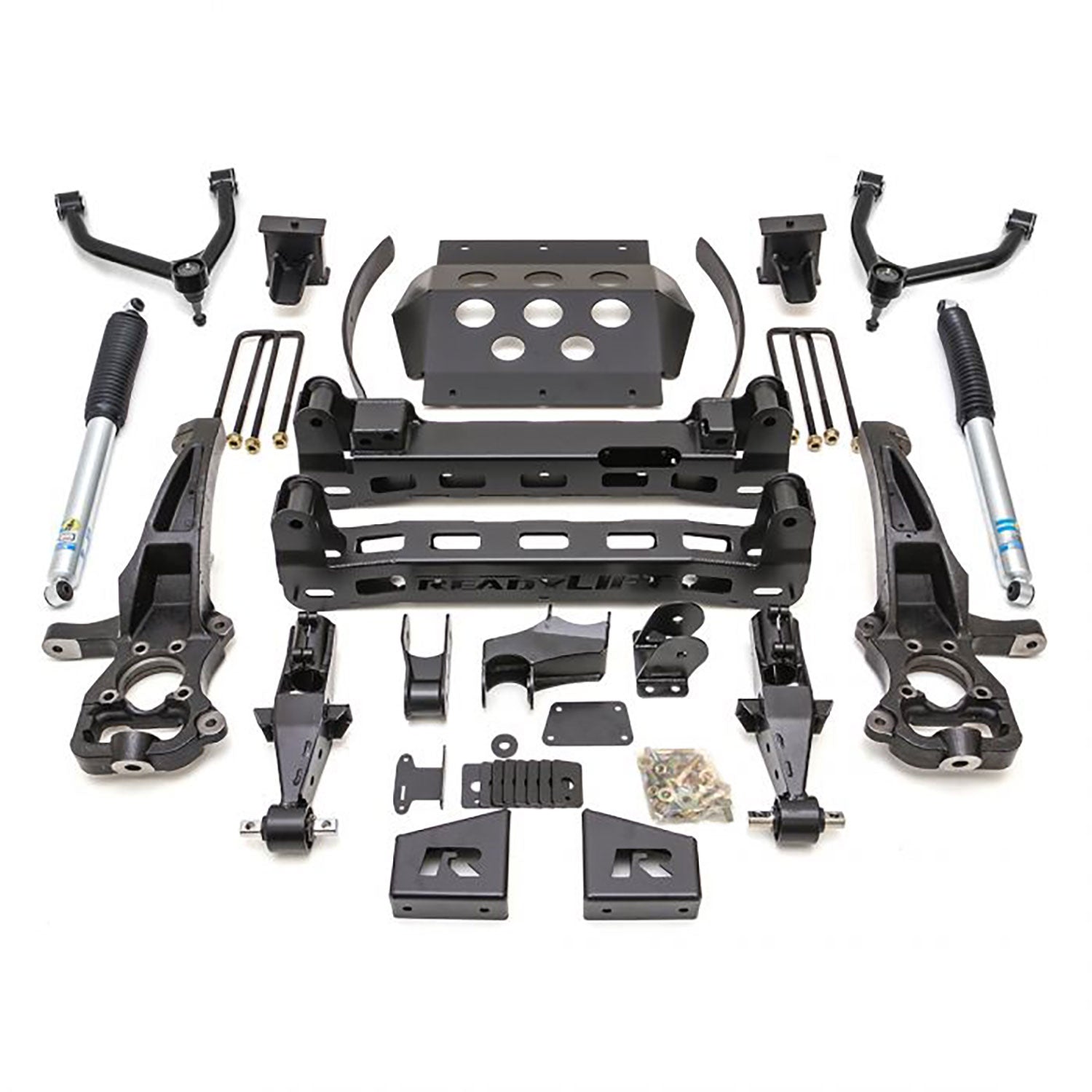 ReadyLIFT 8" Lift Kit w/ Bilstein Rear Shocks 2019-2021 Chevrolet/GMC 1500 4WD 44-3980 - Flex Offroad