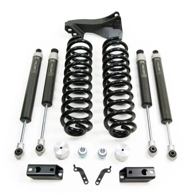 ReadyLIFT 2.5" Coil Spring Front Lift Kit w/Falcon 1.1 Monotube Shocks Front/Rear- Ford Super Duty Diesel 4WD 2017-2019 46-27240 - Flex Offroad