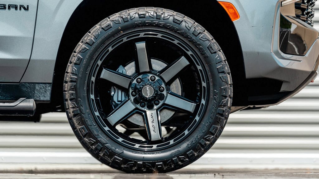 22x12 4Play Off-Road 4P63 Brushed Black (* May Require Trimming) 6x135 6x5.5/139.7 -44mm - Flex Offroad