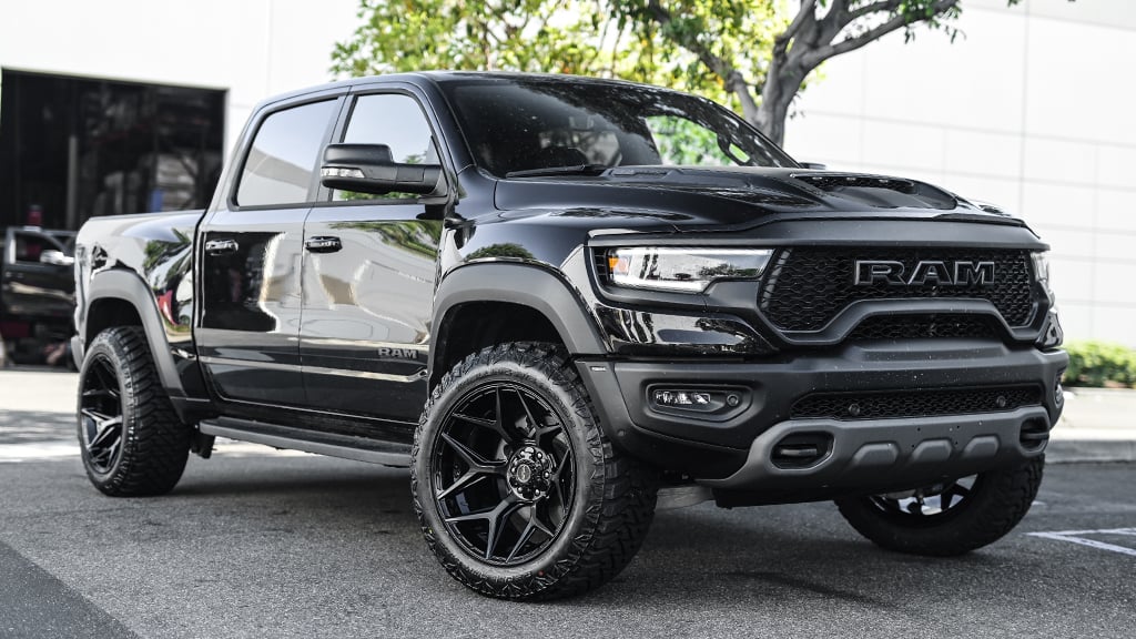22x9 4Play Off-Road 4P06 Brushed Black 6x135 6x5.5/139.7 12mm - Flex Offroad