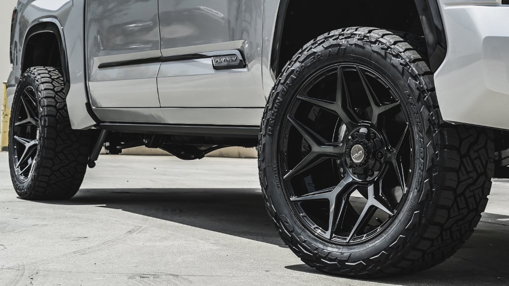 20x10 4Play Off-Road 4P06 Brushed Black 6x135 6x5.5/139.7 -18mm - Flex Offroad
