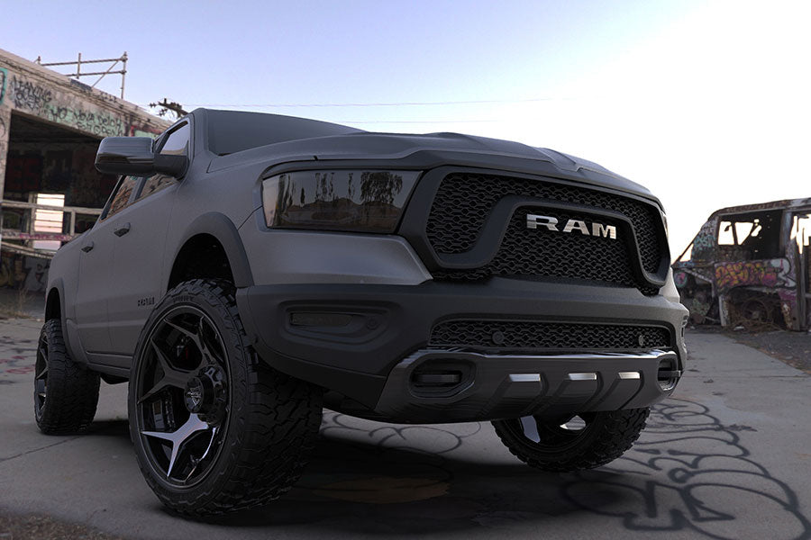 (Clearance - No Returns) 22x10 4Play Off-Road 4P50 Brushed Black 8x6.5/165 -24mm - Flex Offroad