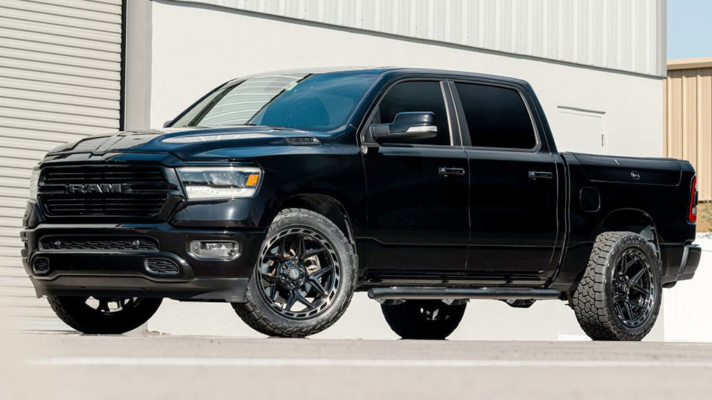 22x12 4Play Off-Road 4P55 Brushed Black (* May Require Trimming) 6x135 6x5.5/139.7 -44mm - Flex Offroad