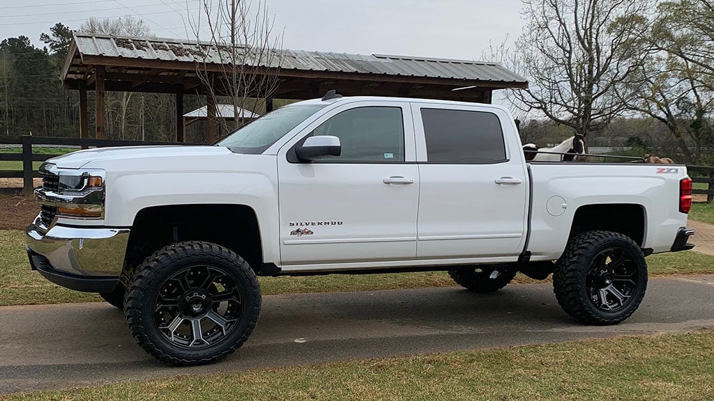 (Clearance - No Returns) 22x12 4Play Off-Road 4P70 Brushed Black (* May Require Trimming) 5x5.5/139.7 5x5/127 -44mm - Flex Offroad