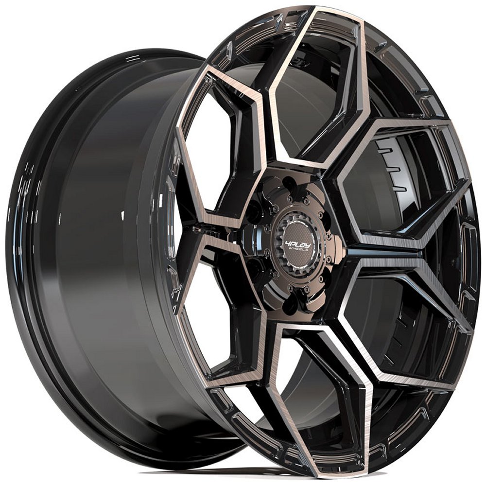 18x9 4Play Off-Road 4PS26 Gloss Black Brushed & Tinted 6x135 6x5.5/139.7 18mm - Flex Offroad