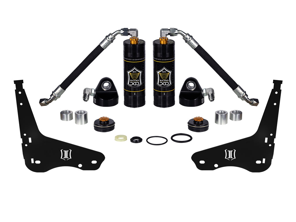 ICON 2007-2021 Toyota Tundra/2008-2022 Toyota Sequoia, Coilover Reservoir w/ CDCV Upgrade Kit With Seals, Pair 51037C