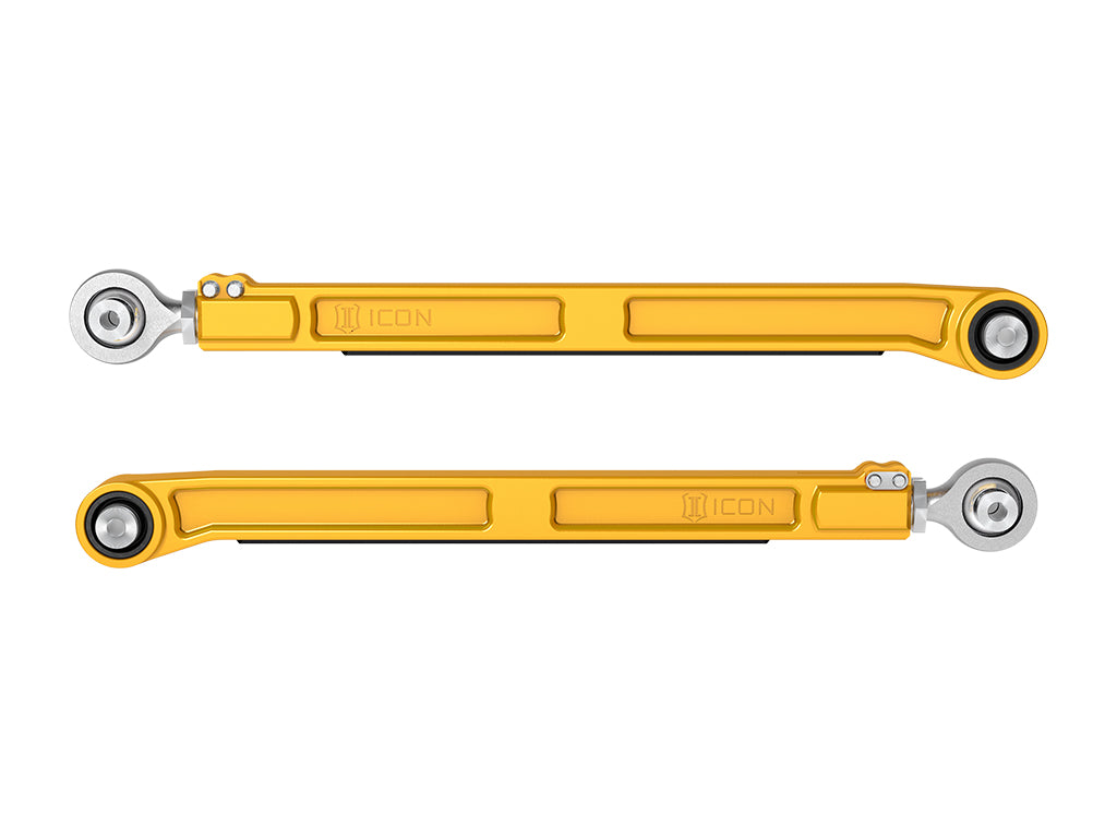ICON 2022-2025 Toyota Tundra/2023-2025 Toyota Sequoia/2024-2025 Toyota Tacoma, Rear, Billet Lower Link Kit, Gold Anodizing 54002g