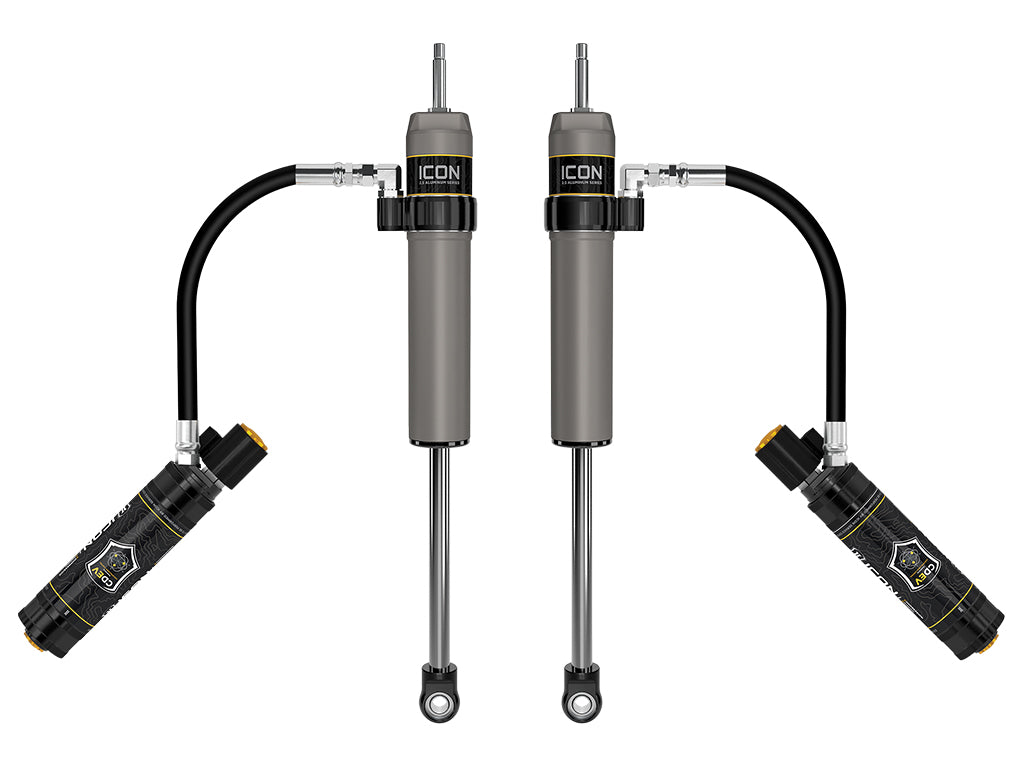 ICON 2024 Toyota Land Cruiser 250 Series/2024 Lexus GX550, 0-3" Lift, Rear, V.S. 2.5 Aluminum Series Shock Absorbers, Remote Reservoir w/ CDEV, Pair 57870ep
