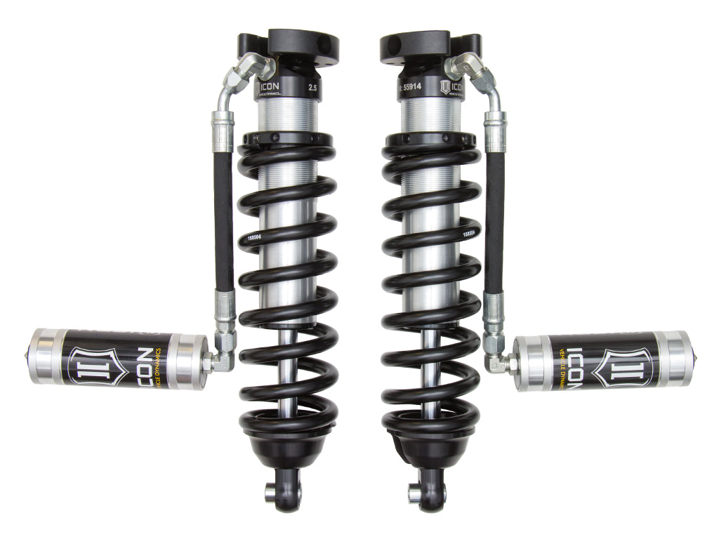 ICON 1996-2004 Toyota Tacoma, 0-3" Lift, Front, V.S. 2.5 Series Coilover Kit, Remote Reservoir 58710