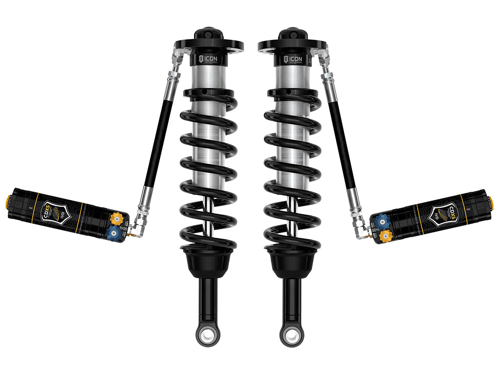 ICON 2024 Toyota Land Cruiser 250 Series, 1.25-3" Lift, Front, V.S. 2.5 Series Coilover Kit, Remote Reservoir w/ CDXS, Pair 58791x