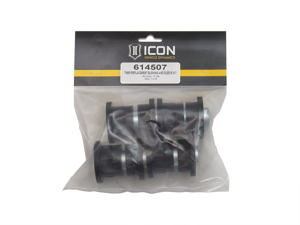 ICON 2015-2022 Chevrolet Colorado/GMC Canyon UCA (78650/78650DJ) Replacement Bushing & Sleeve Kit 614507