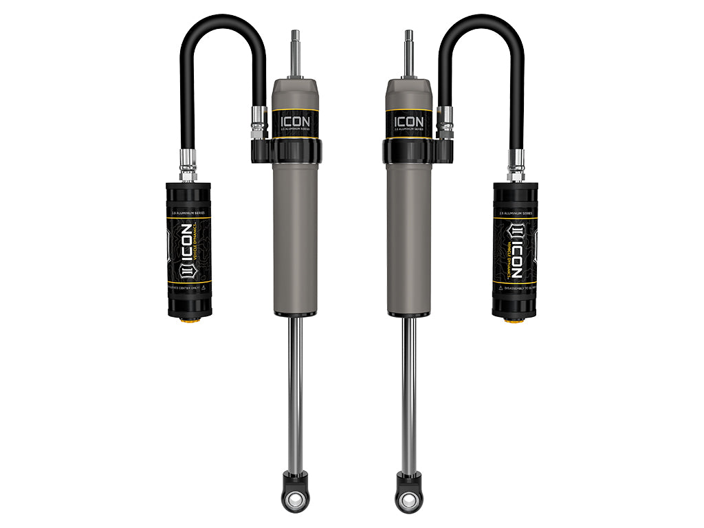 ICON 2023-2024 Ford F-250/F-350 Super Duty 4WD, 4.5" Lift, Front, V.S. 2.5 Aluminum Series Shocks, Remote Reservoir, Pair 67811P