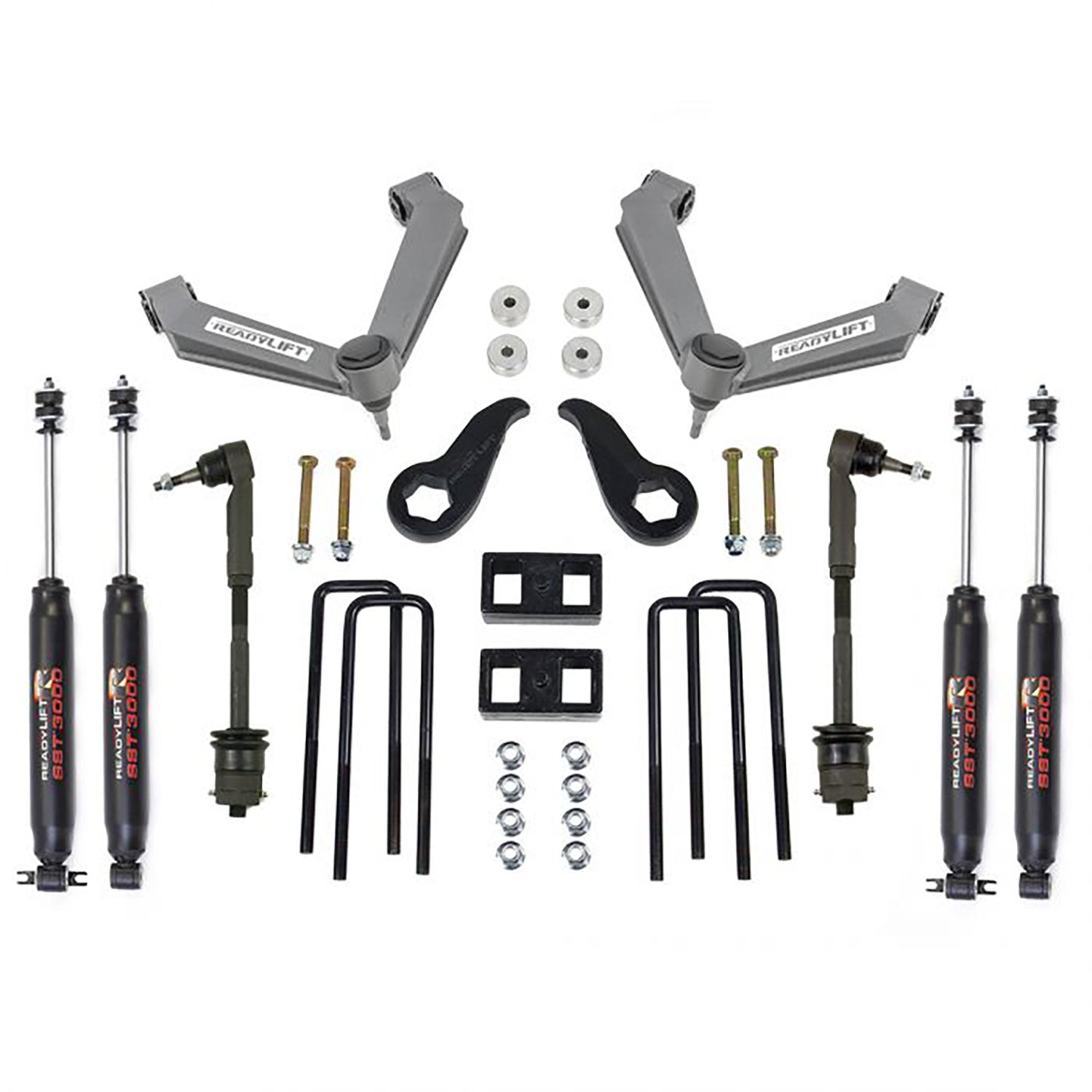 ReadyLIFT 3.5'' Front 2'' Rear SST Lift Kit w/ SST3000 Shocks 2011-2019 Chevrolet/GMC 2500HD 69-3514 - Flex Offroad