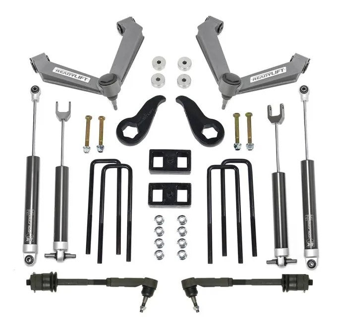 ReadyLIFT 3.5"F / 2"R SST Lift Kit - GM Silverado/Sierra 2500HD w/Falcon 1.1 Monotube Shocks & UCAS 2011-2019 69-35140 - Flex Offroad