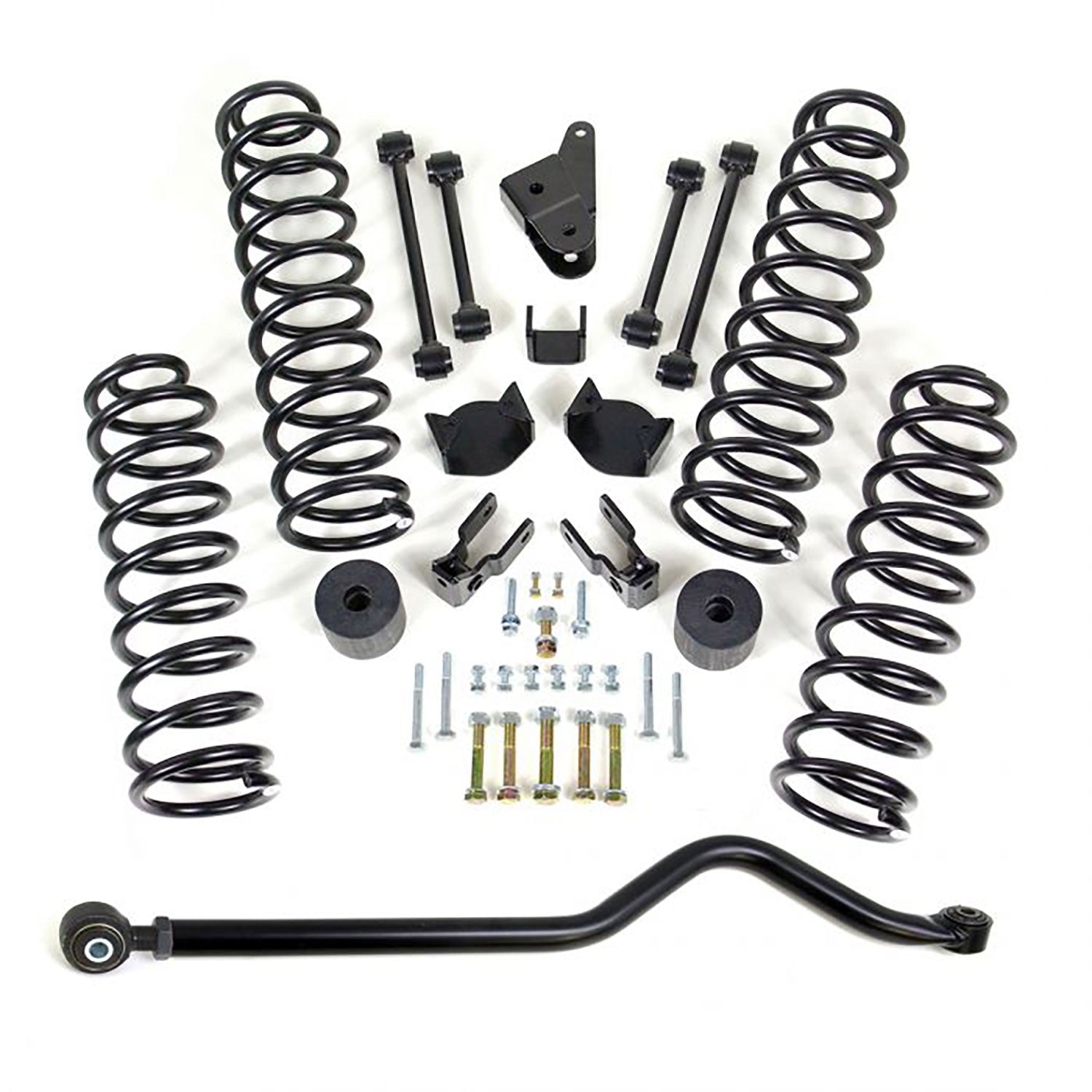 ReadyLIFT 4" Coil Spring Lift Kit w/ Adjustable Track Bar 2007-2018 Jeep JK Wrangler 4WD 69-6402 - Flex Offroad