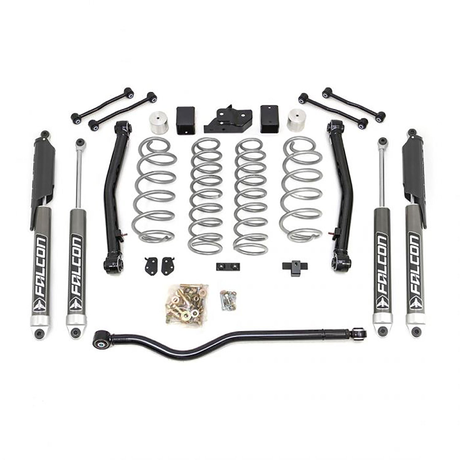ReadyLIFT Terrain Flex 2-Arm Kit w/ Falcon 2.1 Monotube Shocks 2018-2021 Jeep JL Wrangler 4WD 69-6836 - Flex Offroad