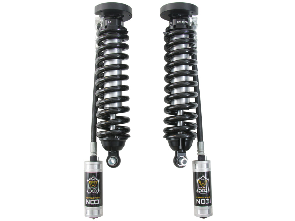 ICON 2016-2023 Nissan Titan XD, 2.5 VS Remote Reservoir/CDCV Coilover Kit, Front 81521c