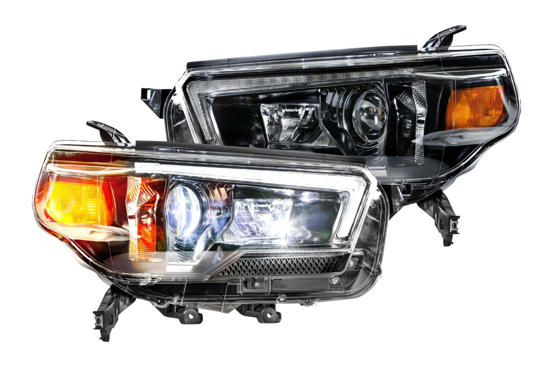 Morimoto XB Hybrid LED Headlights: Toyota 4Runner (10-13) (Pair / ASM) LF559 - Flex Offroad