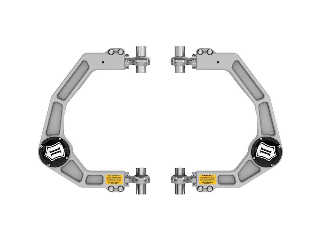 ICON 2021-2024 Ford F-150, Front, Billet Upper Control Arms w/ Delta Joint Pro 98523dj