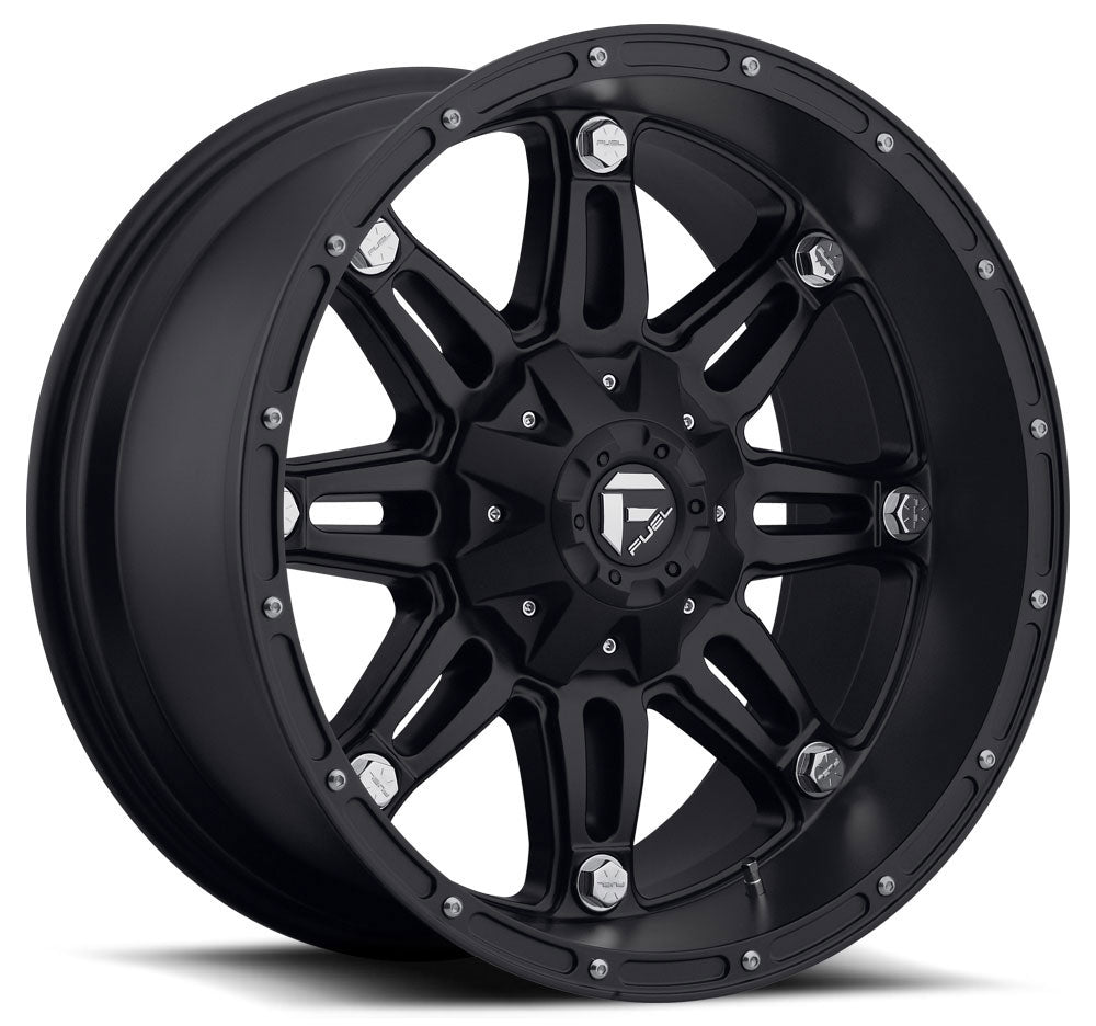 17x9 Fuel Off-Road Hostage Matte Black D531 6x135 6x5.5/139.7 1mm - Flex Offroad