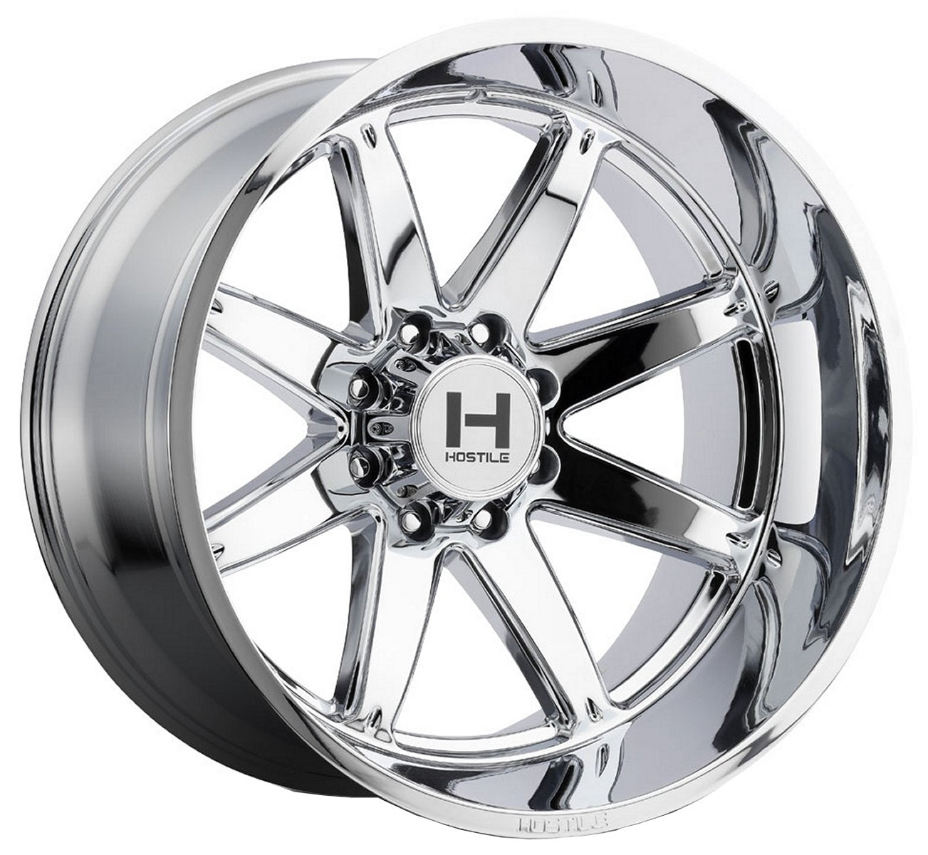 22x12 Hostile H109 Alpha Armor Plated (8 Lug) (* May Require Trimming) 8x180 -44mm
