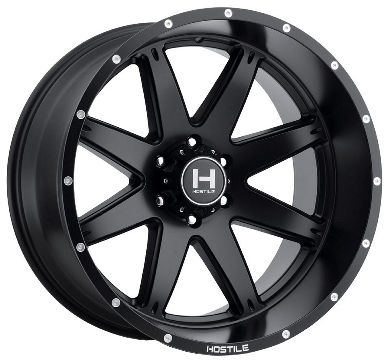 22x14 Hostile H109 Alpha Asphalt (* May Require Trimming) 5x150 -76mm - Flex Offroad