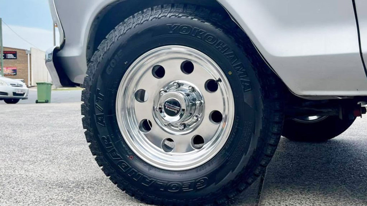 15x8 American Racing AR172 Baja Polished 5x4.5/114.3 20mm - Flex Offroad