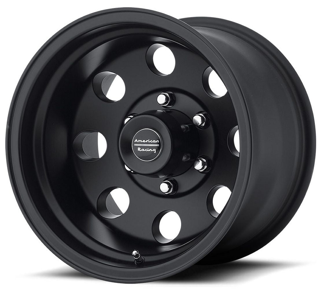 17x9 American Racing AR172 Baja Satin Black 5x5.5/139.7 -12mm