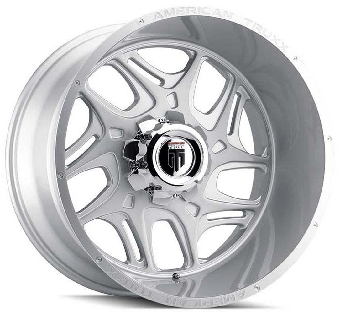(Clearance - No Returns) 22x12 American Truxx AT1900 Sweep Brushed Texture (* May Require Trimming) 8x170 -44mm - Flex Offroad