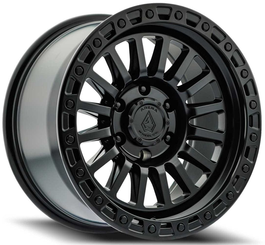17x9 Arena A108 Trophy Satin Black 8x6.5/165 0mm