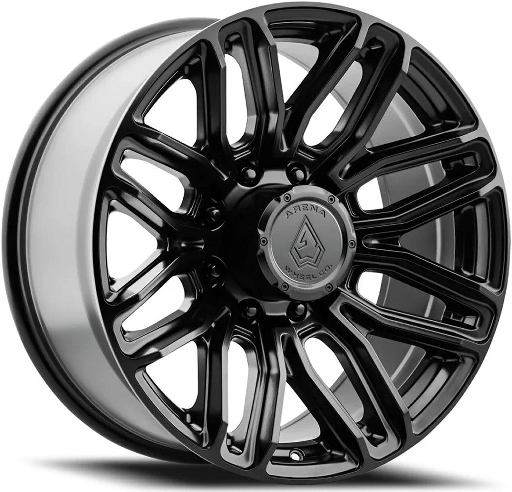 20x9 Arena A111 Supreme Satin Black (8-Lug) 8x170 0mm