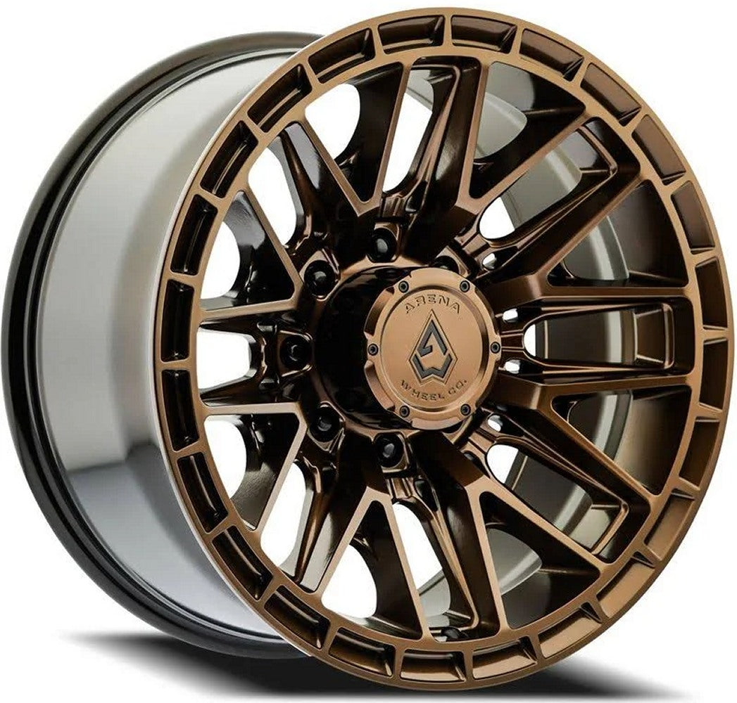 (Special Pricing) 22x12 Arena A114 Battle Smoked Bronze Tint Clear (8-Lug) (* May Require Trimming) 8x180 -44mm