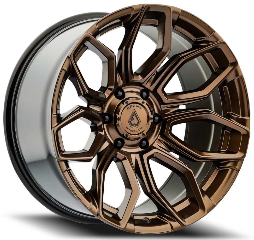 20x10 Arena A116 Corba Smoked Bronze Tint Clear 5x5/127 -18mm