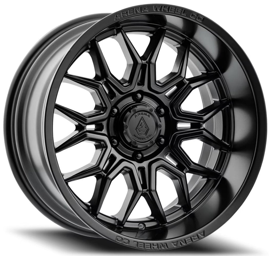 22x12 Arena A117 Violator Stain Black (* May Require Trimming) 6x5.5/139.7 -44mm