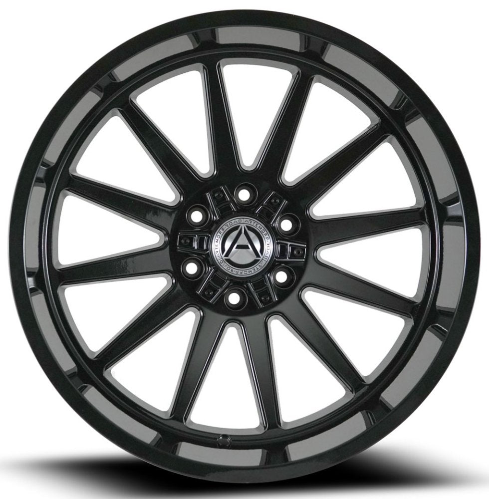 22x12 Artem Off-Road A203 Seneca Gloss Black (* May Require Trimming) 8x6.5/165 8x170 -44mm - Flex Offroad
