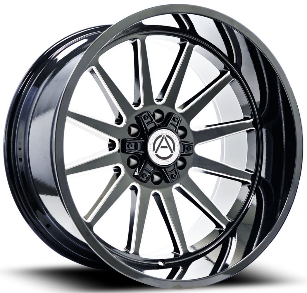 22x10 Artem Off-Road A203 Seneca Gloss Black Milled 5x5/127 5x5.5/139.7 -19mm