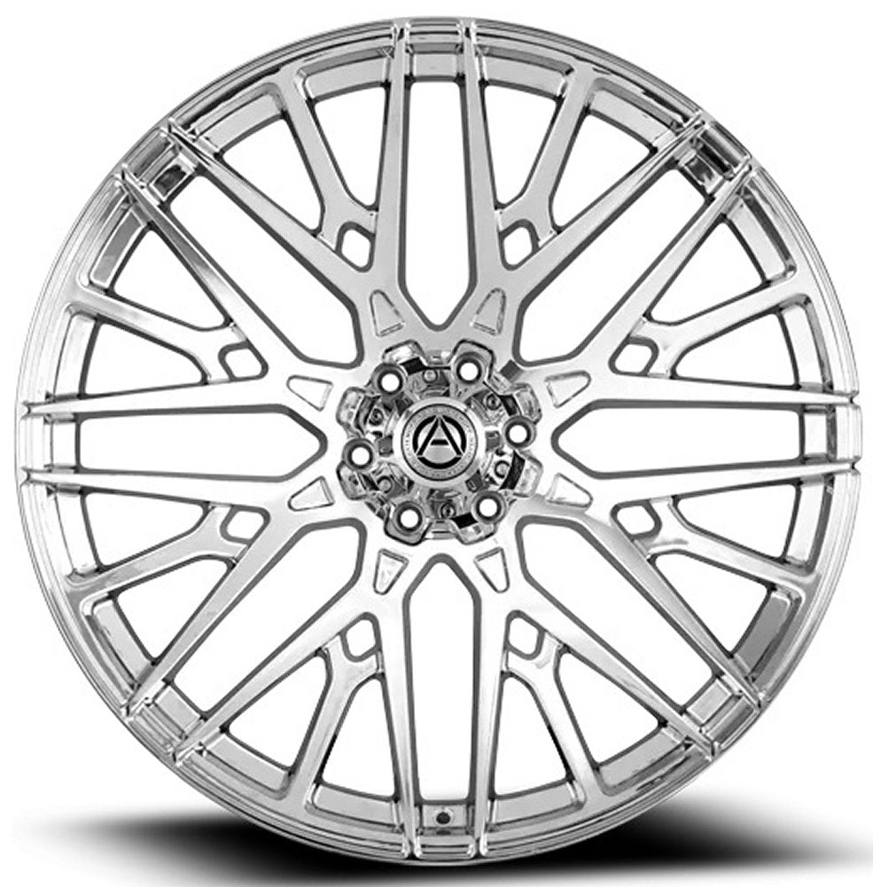 24X12 Artem Off-Road A209 Trident Chrome (Flow Formed) (* May Require Trimming) 6x135 -44mm