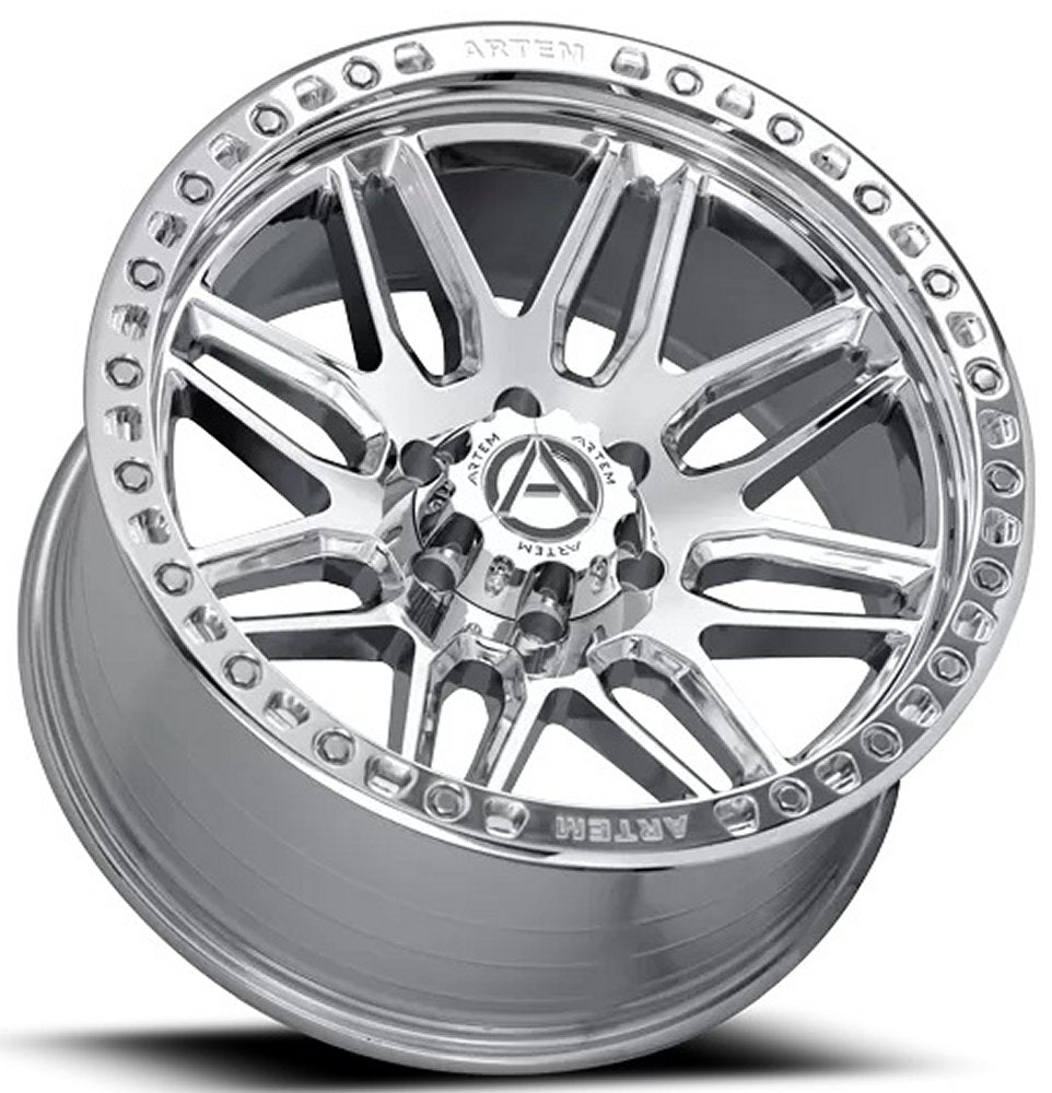 20X9 Artem Off-Road AB1 Grimlock Chrome (Flow Formed) 6x135 12mm